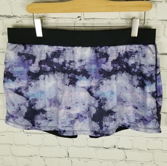 ZAKTI | stretch athletic skort skirt/shorts - Picture 1 of 6
